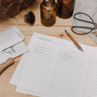 Gartenplaner A4 zum Ausdrucken