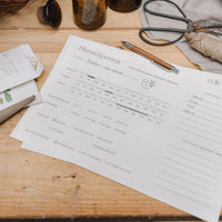 Pflanzenplaner - Pflanzenportrait A4 zum Ausdrucken