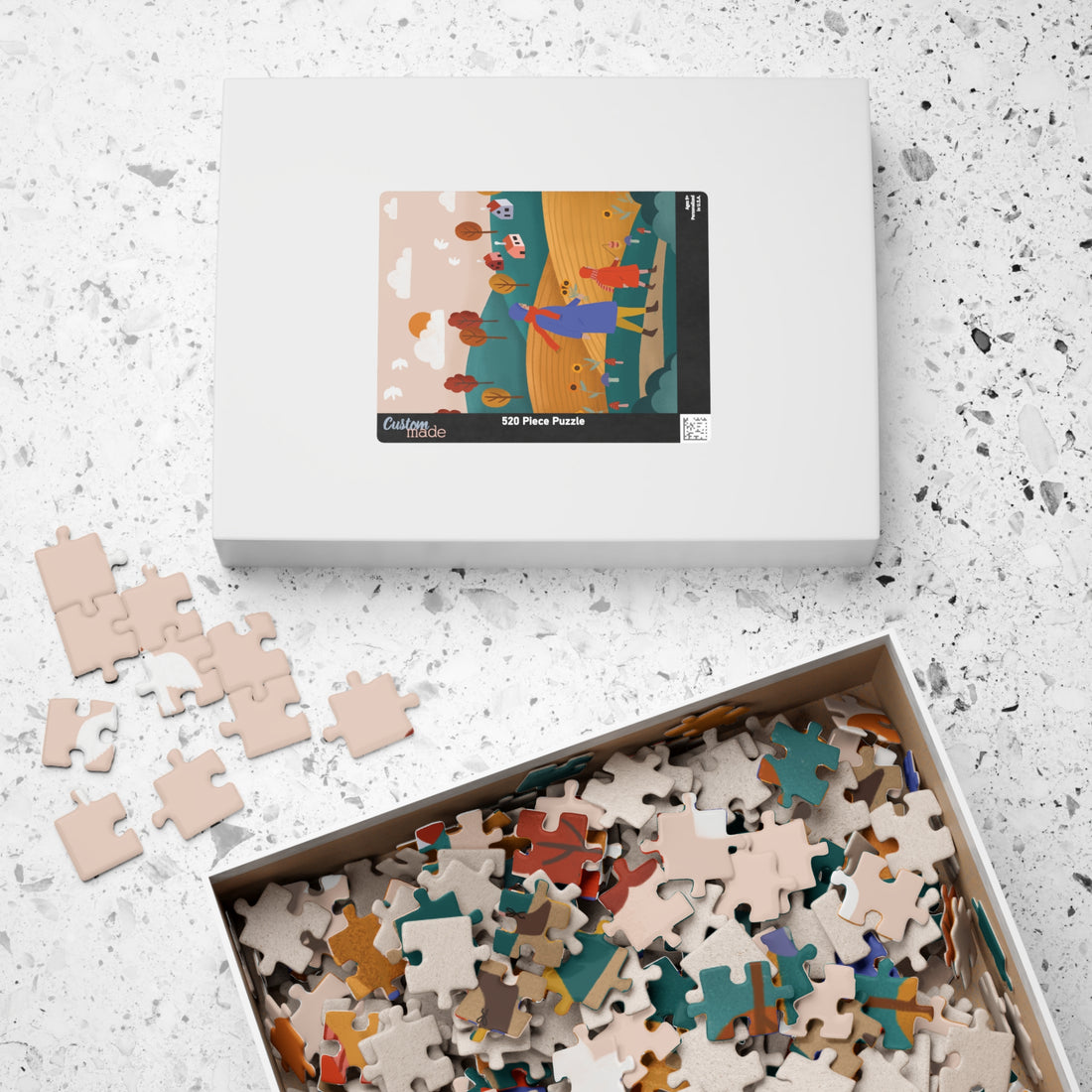 Ein Herbstspaziergang – Puzzle mit 520 Teilen