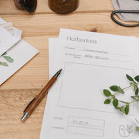 Herbarium - Vorlage DIN A5 zum Ausdrucken