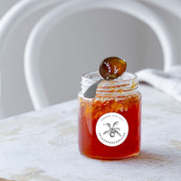 Marmeladen-Etiketten rund zum Ausdrucken – 24 Obstsorten, 5 cm Durchmesser