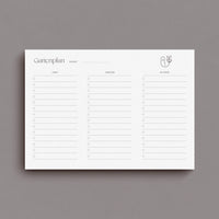 Gartenplaner A4 zum Ausdrucken