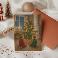 Schwedische Weihnachtsnacht - Hyggelige Weihnachtskarten im 10er-Set