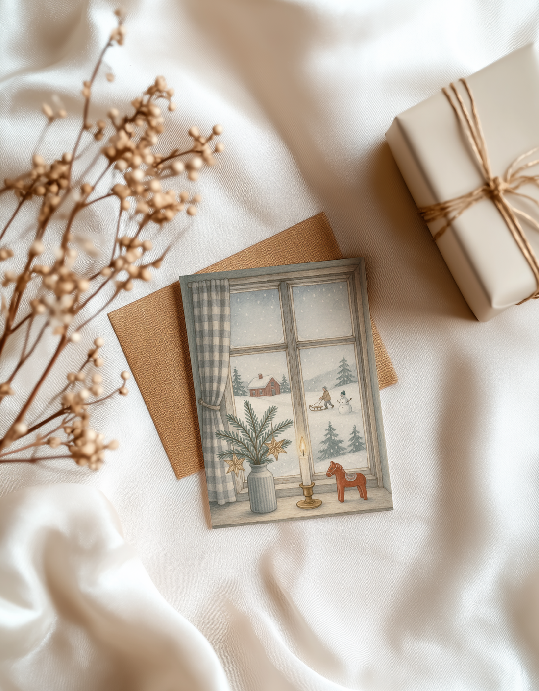 Winterlicht & Stille - Hyggelige Weihnachtskarten im 10er-Set